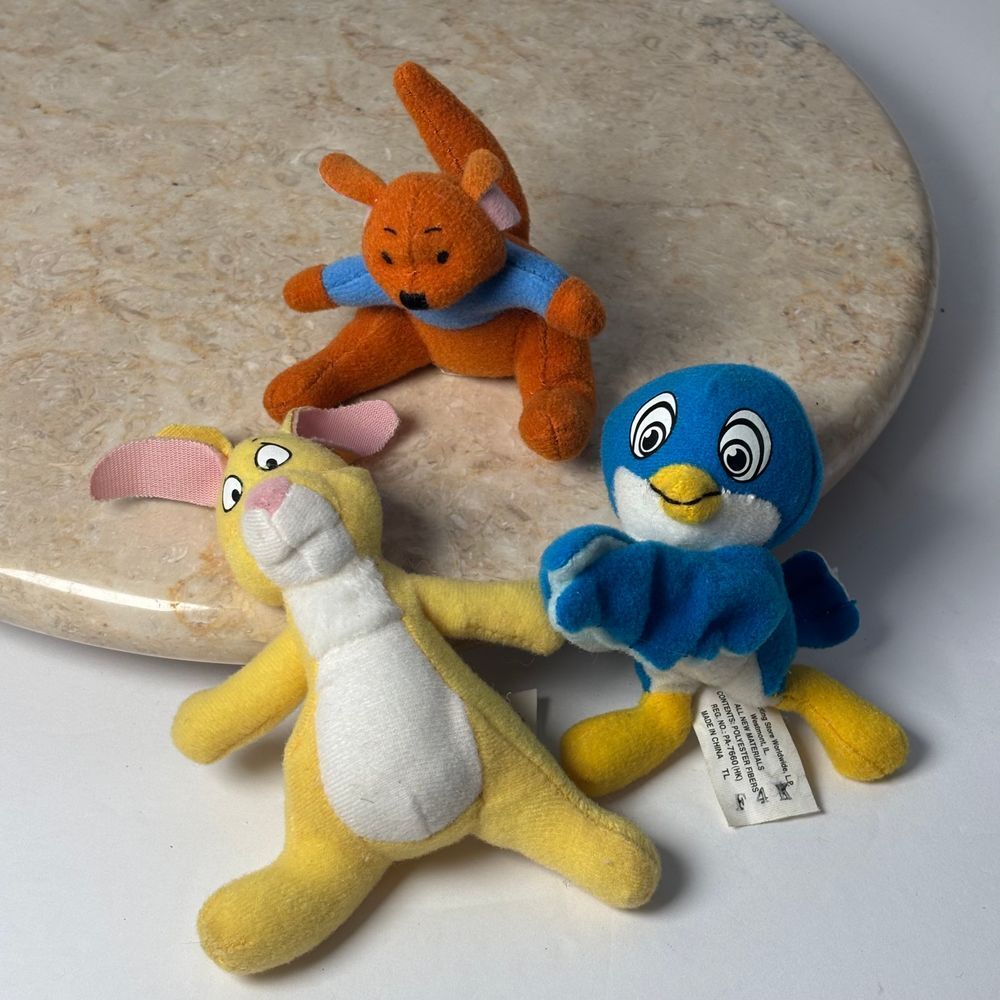 Disney Winnie the Pooh McDonald's Happy Meal Toy Bundle Roo Rabbit Bluebird